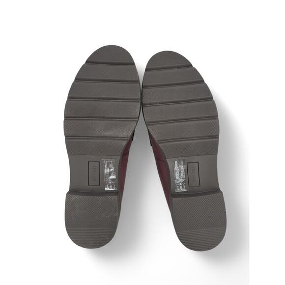Cobb Hill Burgundy Leather‎ Loafers Women’s 7W | Janney Penny Comfort Flats - Picture 3 of 7